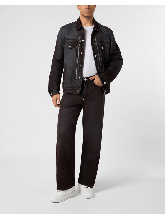 PHILIPP PLEIN PHILIPP PLEIN Jeansy 31238 Czarny Loose Fit