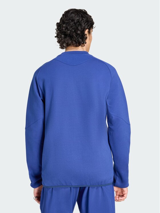 adidas adidas Bluza Italy Tiro Travel Crew Niebieski jasny Regular Fit