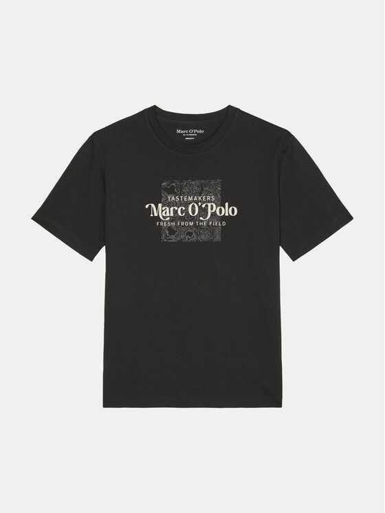 Marc O'Polo Marc O'Polo T-Shirt 423 2012 51076 Czarny Regular Fit