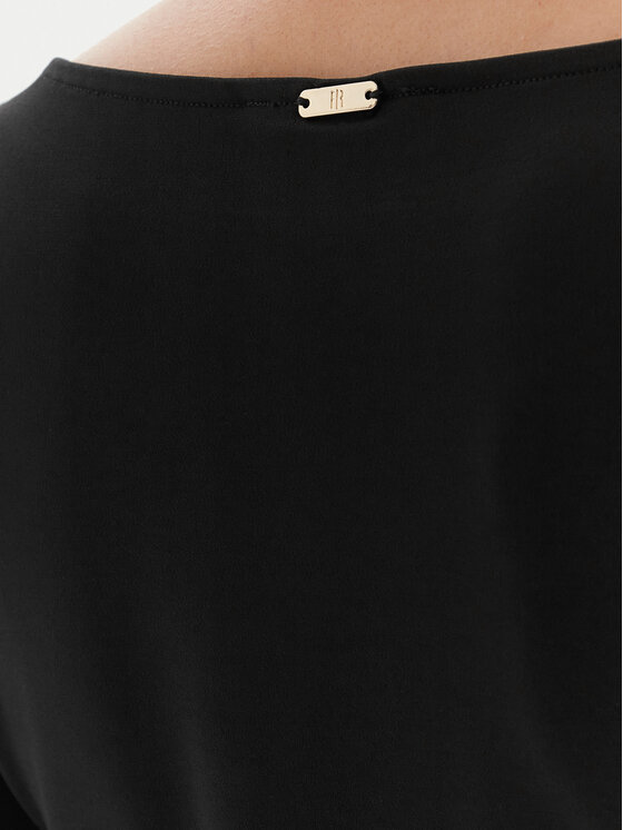 Fracomina Fracomina Strickkleid FS25WD2003W411F9 Schwarz Slim Fit