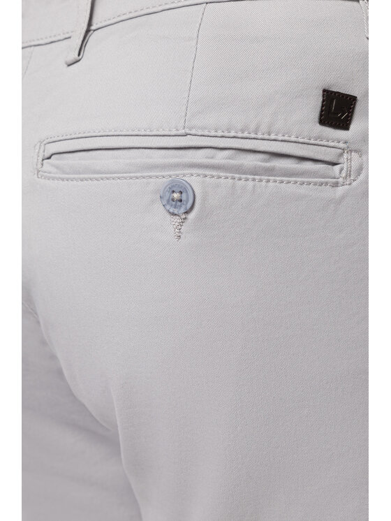 Lancerto Lancerto Chinosy Gareth SP082222000014 Szary Slim Fit