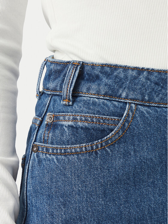 Billabong Billabong Дънкова пола Day Off Denim EBJDK03000 Тъмносин Regular Fit