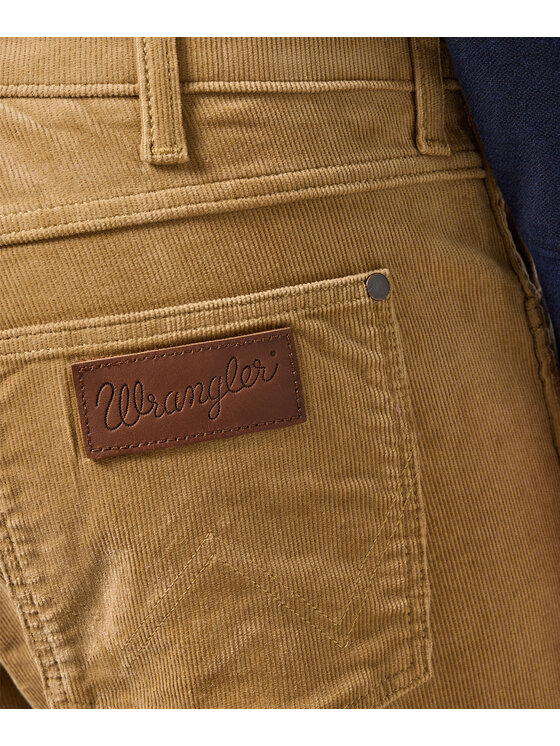 Wrangler Wrangler Spodnie materiałowe 112357407 Brązowy Regular Fit