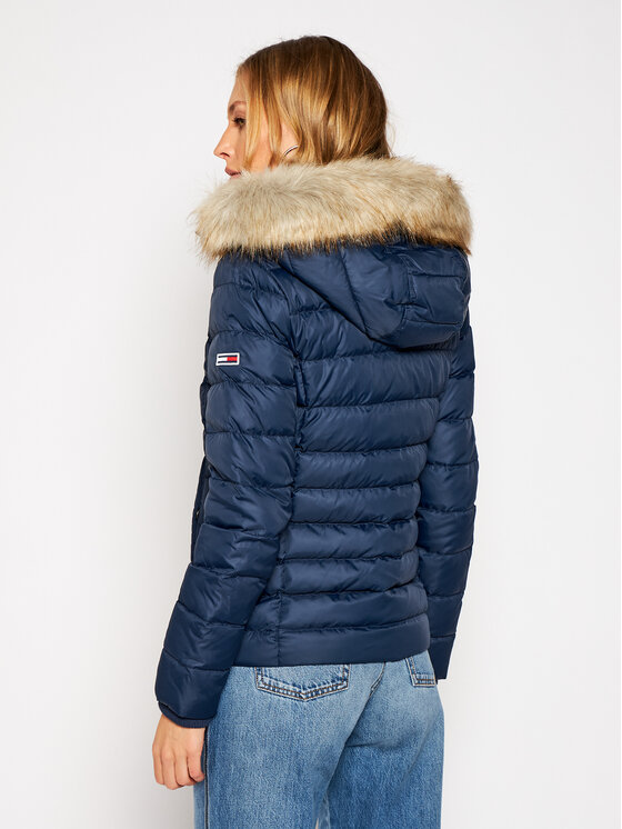 Tommy Jeans Tommy Jeans Pehelykabát Basic DW0DW08588 Sötétkék Regular Fit