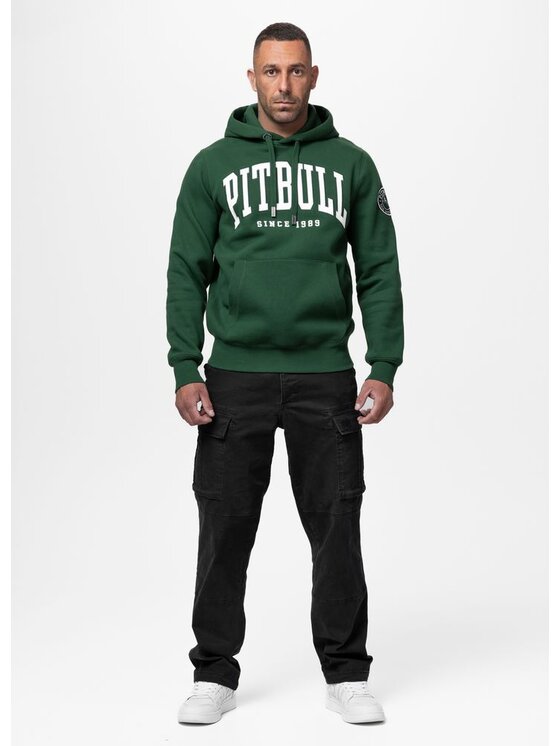 PITBULL PITBULL Bluza NORTON Zielony Regular Fit