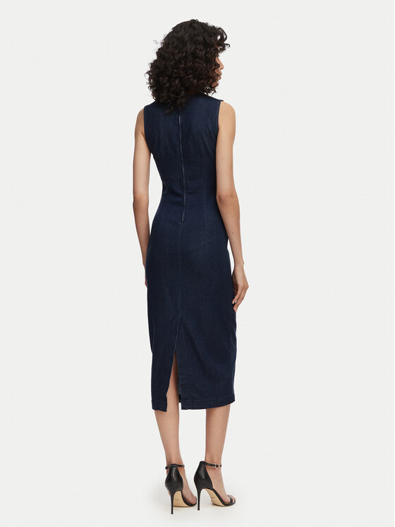 Guess Guess Vestito da giorno W6RK72 D6980 Blu scuro Regular Fit