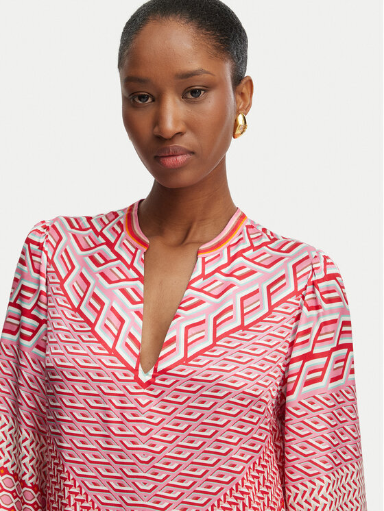 Hale Bob Hale Bob Φόρεμα καλοκαιρινό Aleyna 62NT654A Κόκκινο Relaxed Fit