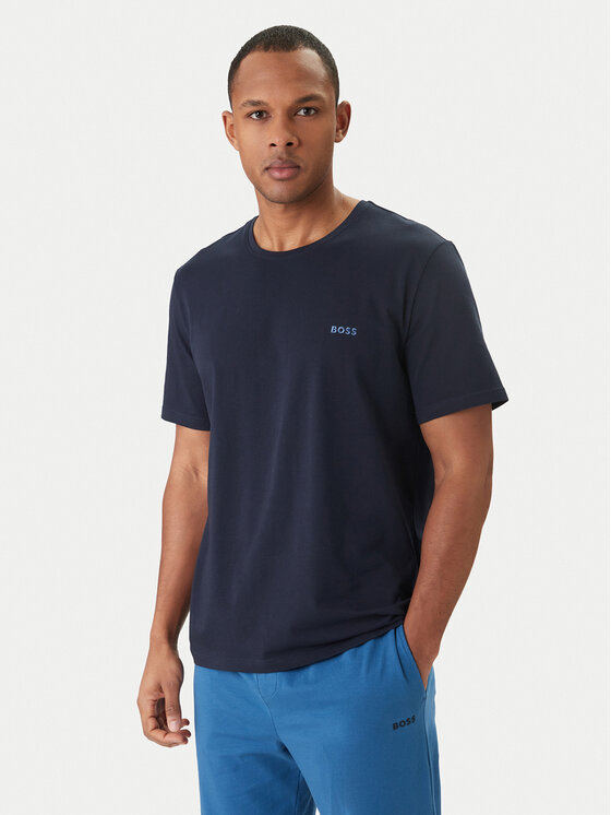 BOSS BOSS Póló Mix&Match 50515312 Sötétkék Regular Fit