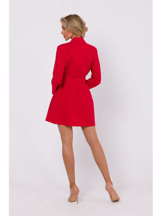Made of Emotion Made of Emotion Každodenné šaty M749 Červená Modern Fit