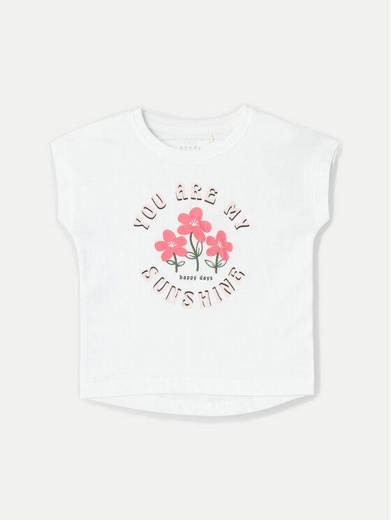 NAME IT NAME IT T-shirt Vigea 13228175 Bijela Regular Fit