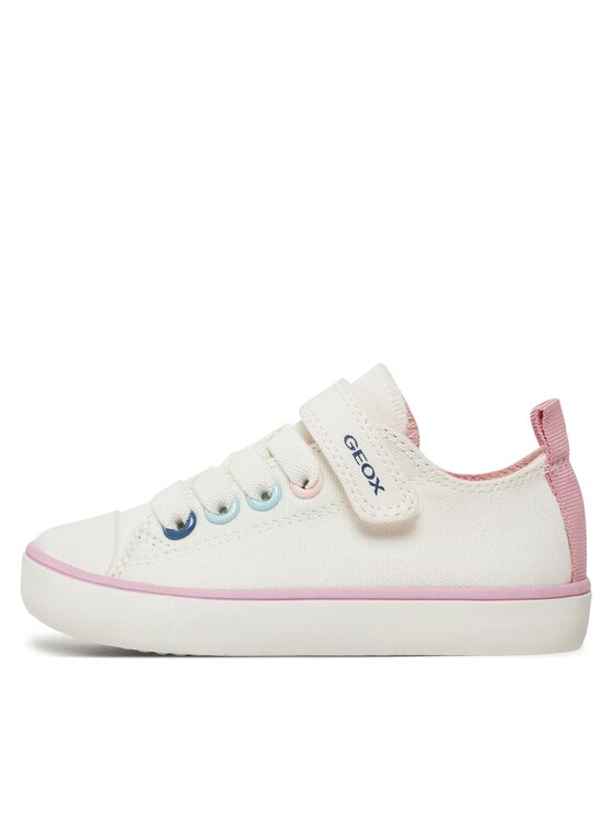 Geox Geox Tenisice J Gisli Girl J454NA 00010 C1000 M Bijela