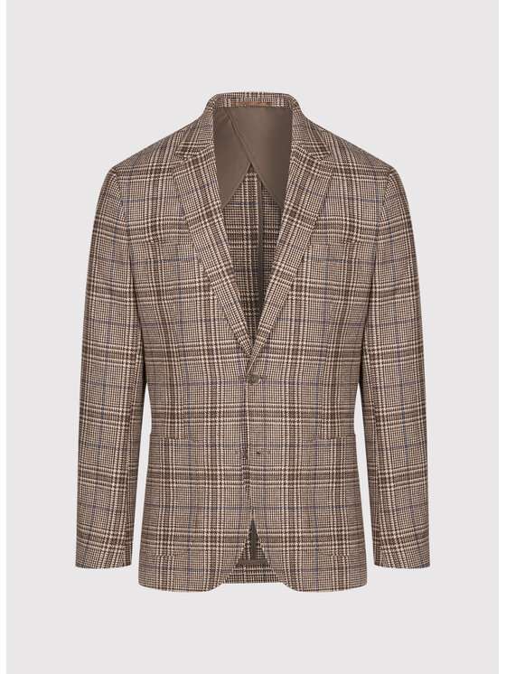 Pako Lorente Pako Lorente Marynarka P26SF-3X-021 Brązowy Slim Fit