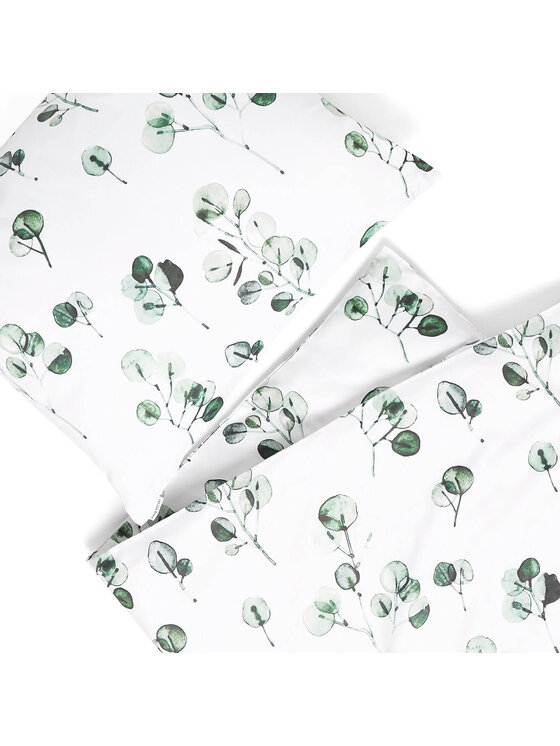 White pocket White pocket Komplet pościeli we wzory Biały