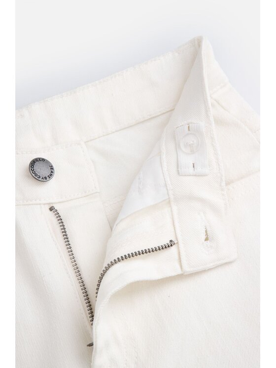 Coccodrillo Coccodrillo Jeansy WC5123102JCG-001 Biały Regular Fit