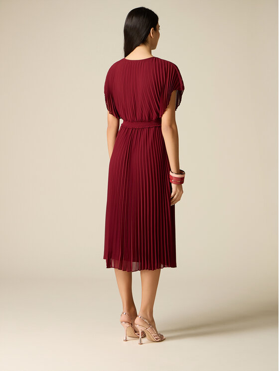 Oltre Oltre Sukienka wieczorowa 7298J000893N029 Bordowy Regular Fit