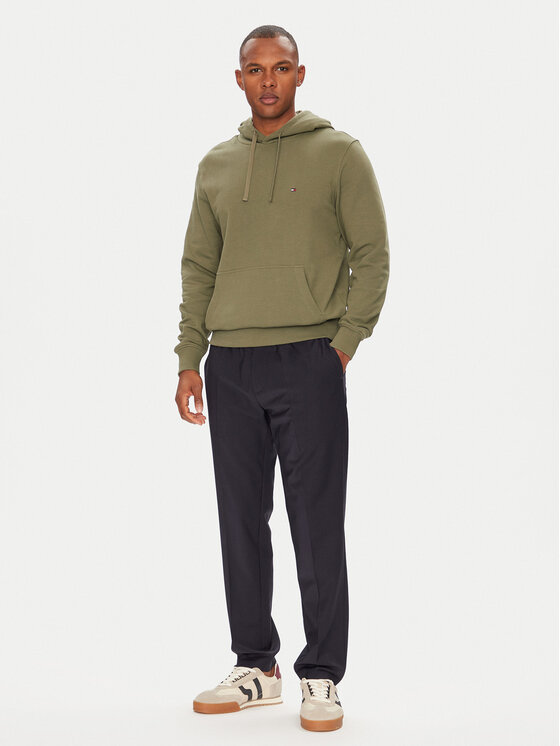 Tommy Hilfiger Tommy Hilfiger Μπλούζα Essential MW0MW37235 Πράσινο Regular Fit