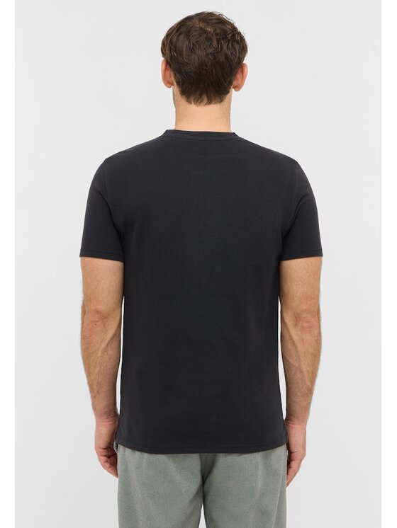 Mustang Mustang T-Shirt Style Austin Czarny Regular Fit