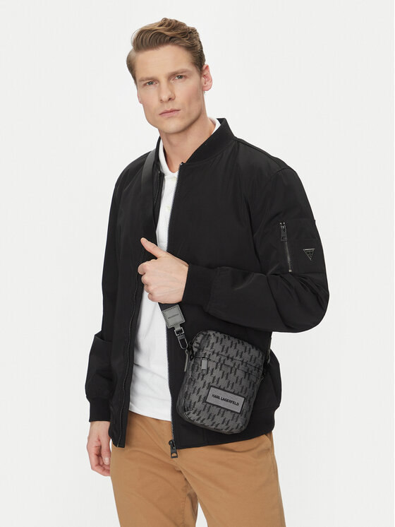 KARL LAGERFELD KARL LAGERFELD Crossover torbica A1M30412 Siva