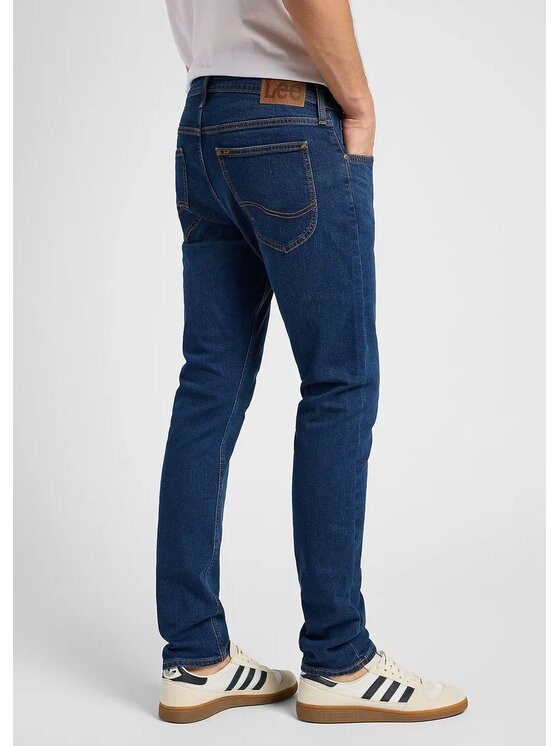 Lee Lee Jeansy LUKE Niebieski Slim Fit