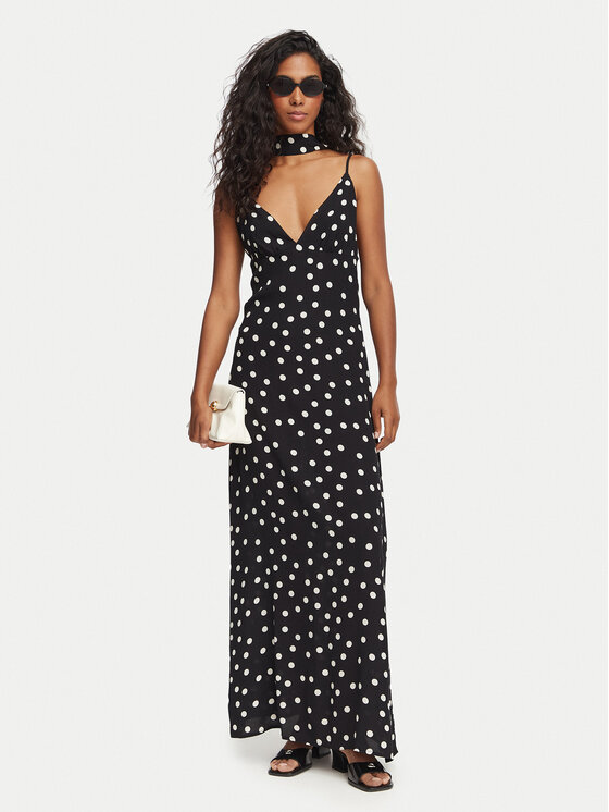 Vero Moda Vero Moda Sukienka letnia Elisa 10350647 Czarny Regular Fit