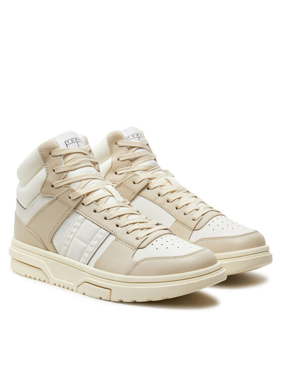 Tommy Jeans Tommy Jeans Tenisice The Brooklyn Mid Top EN0EN02579 Écru