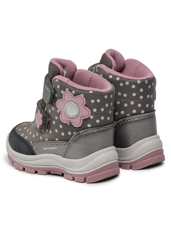 Geox Geox Schneeschuhe B Flanfil Girl B Abx B363WB 0MNNF C0952 M Grau