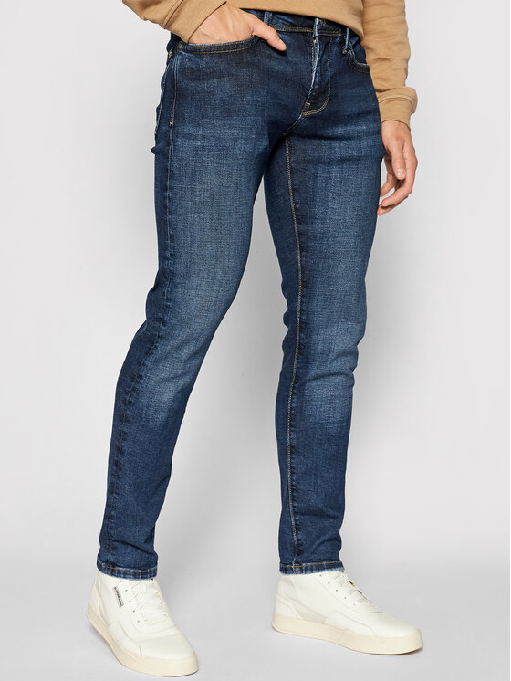 Pepe Jeans Džinsai Hatch PM200823 Tamsiai mėlyna Slim Fit • Modivo.lt