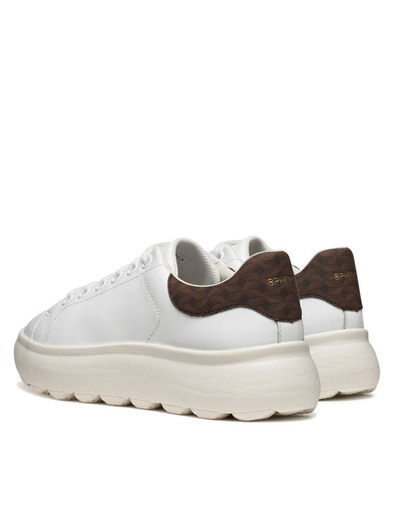 Geox Geox Sneakersy D Spherica Ec4.1 D45TCD 08504 C1224 Biały