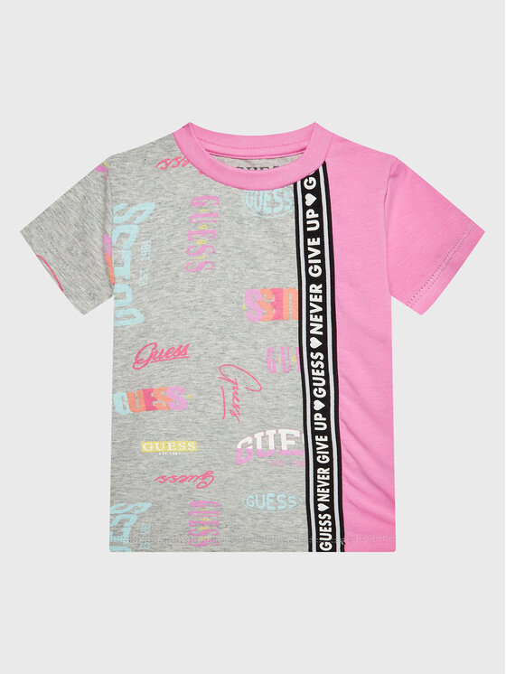 Guess Tricou K3RI24 K6YW3 Gri Regular Fit