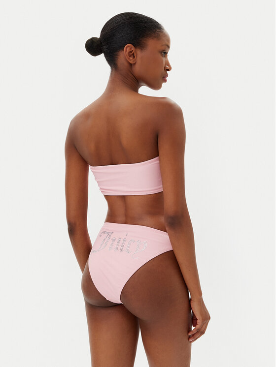 Juicy Couture Juicy Couture Strój kąpielowy Bandeau B Set JCIT122001 Różowy