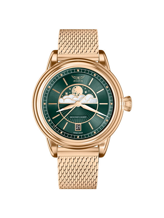 Aviator Aviator Orologio V.1.33.2.263.5 Oro rosa