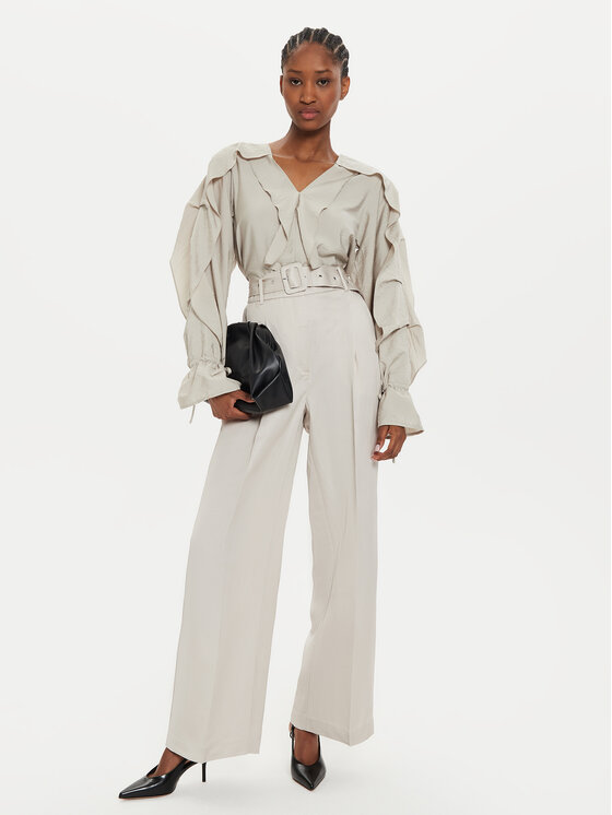 Karen by Simonsen Karen by Simonsen Μπλουζάκι Penelope 10105048 Μπεζ Loose Fit