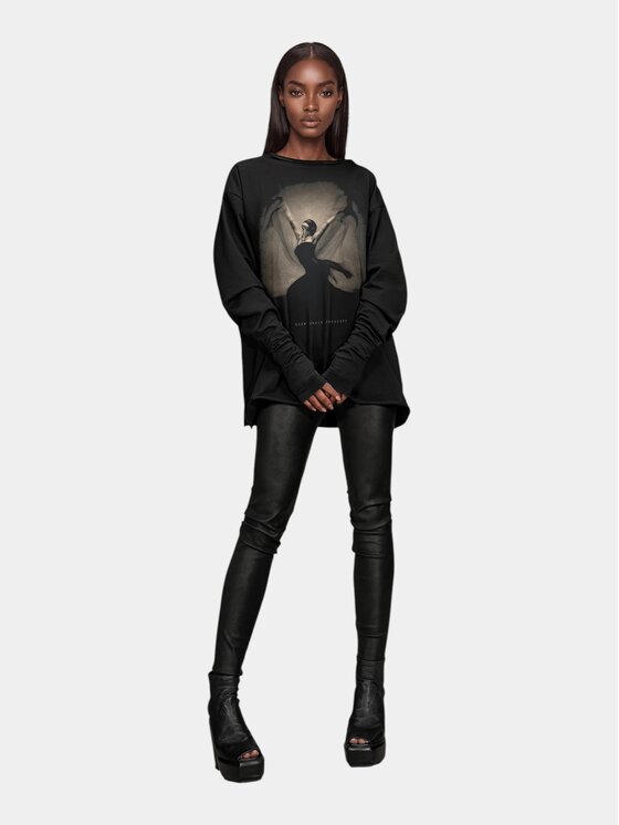MADE BY SOCIETY MADE BY SOCIETY T-Shirt Void Form - T27909 Czarny Basic Fit