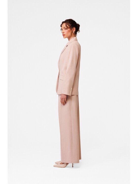 LE POSSÉ LE POSSÉ Pantalone da abito SGZWS Rosa chiaro Regular Fit