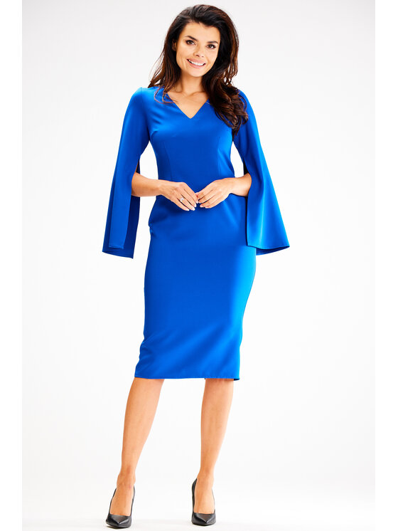 Awama Awama Abito da sera A596 Blu Basic Fit