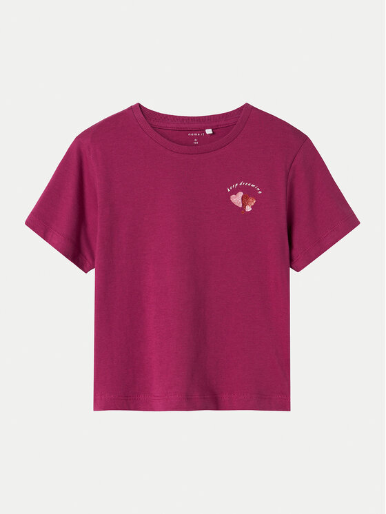 NAME IT NAME IT T-shirt Betria 13238045 Ljubičasta Regular Fit