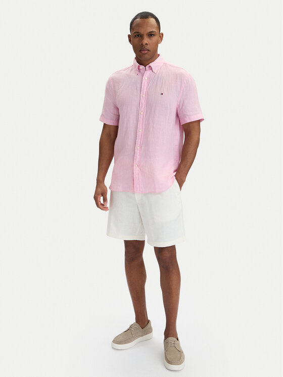Tommy Hilfiger Tommy Hilfiger Camicia MW0MW41531 Rosa chiaro Regular Fit