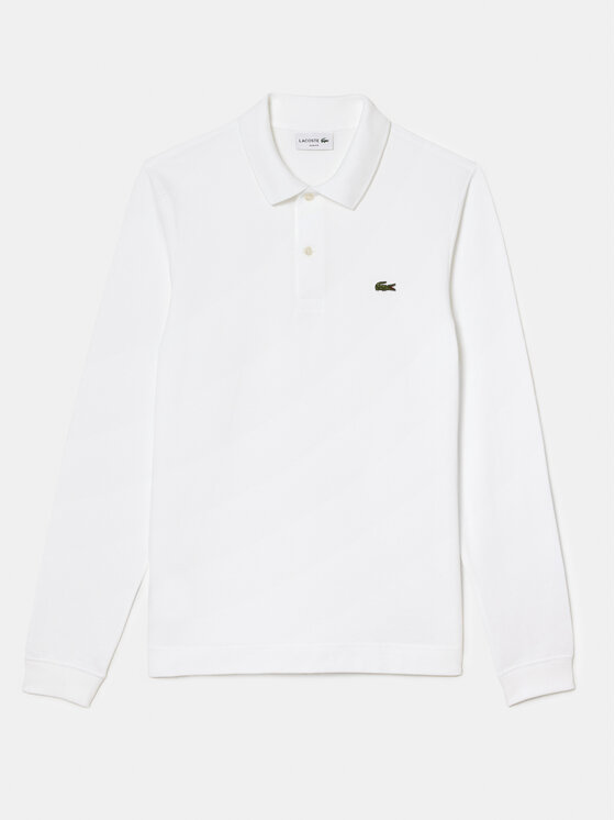 Lacoste Lacoste Тениска с яка и копчета PH4013 Бял Regular Fit