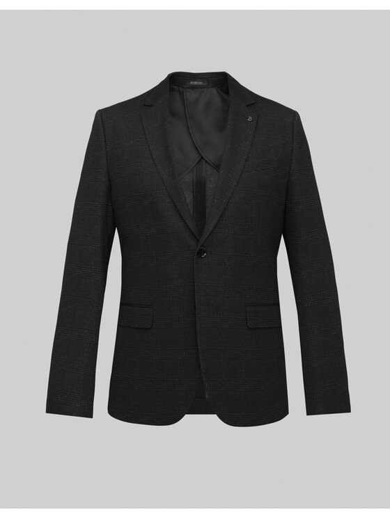 Borgio Borgio Marynarka melizzano Szary Slim Fit