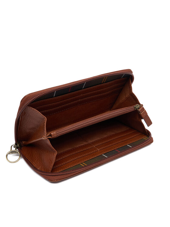 Barbour Barbour Portfel Daphne Tartan Purse LLG0039TN11 Brązowy