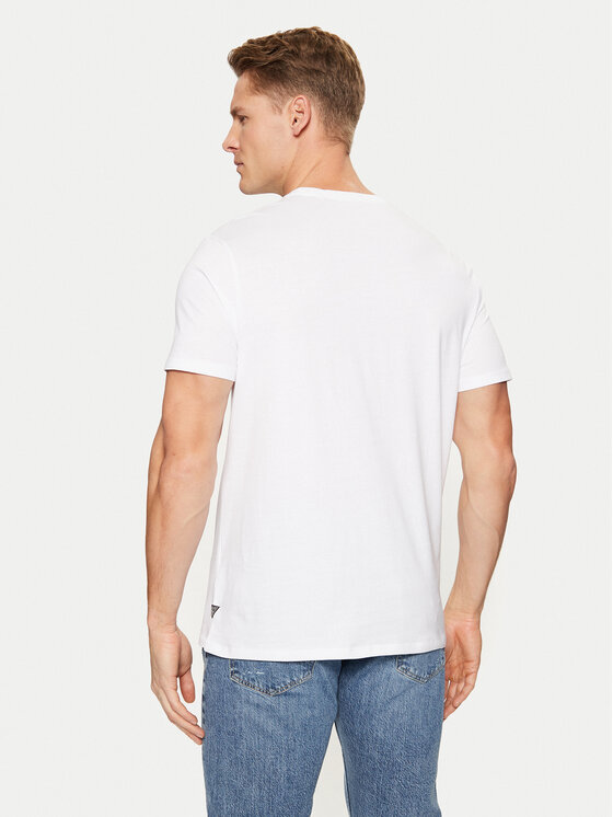 Guess Guess T-Shirt M5RI49 K9RM1 Weiß Regular Fit
