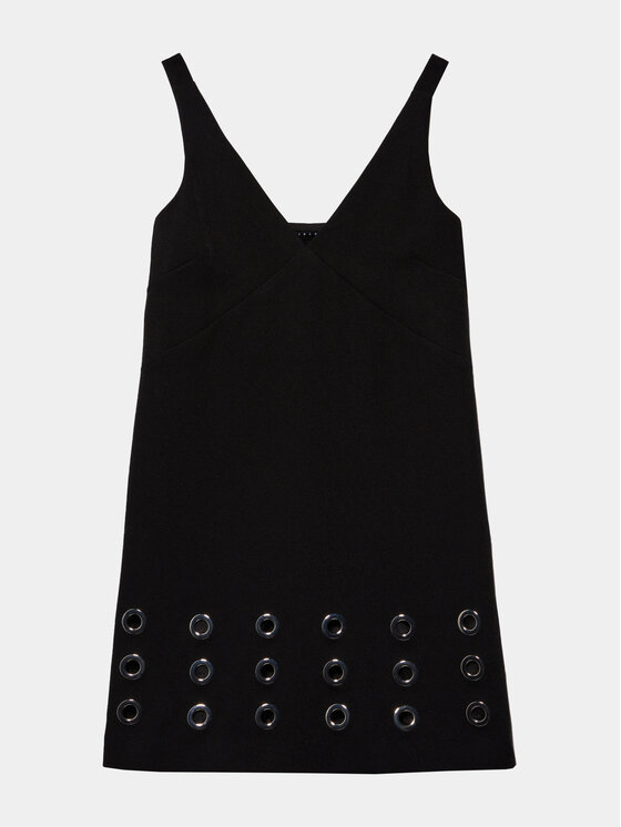 Sisley Sisley Igapäevane kleit 4FZXLV05H Must Regular Fit
