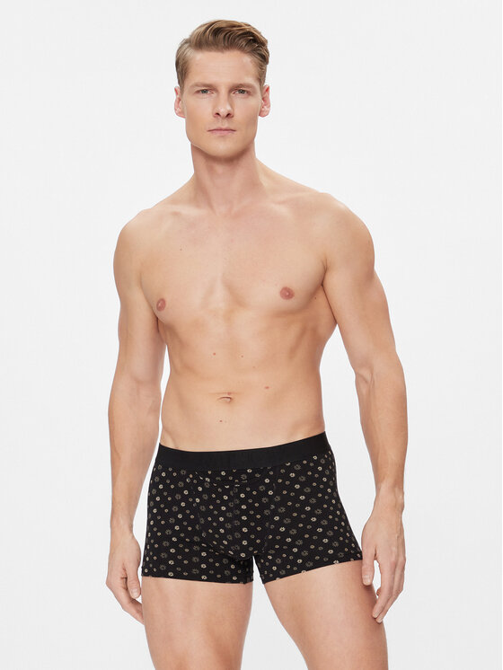 HOM HOM Komplekti kuulub 2 paari boksereid 402660 Must
