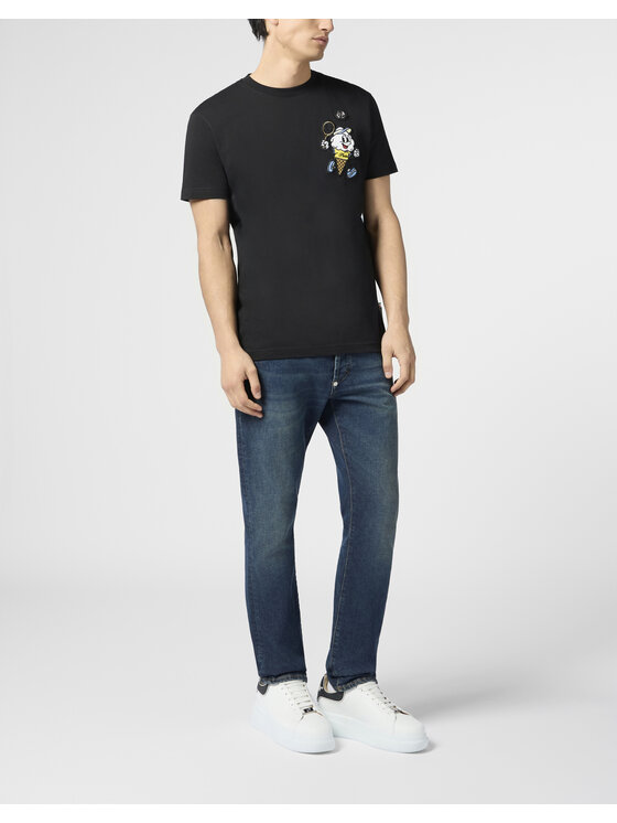 PHILIPP PLEIN PHILIPP PLEIN T-Shirt 30558 Černá Regular Fit