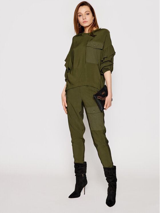 TWINSET TWINSET Bluse 211TT2163 Grün Regular Fit