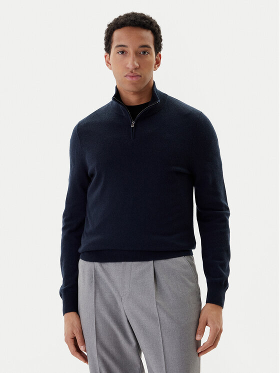 BOSS BOSS Pulover H-Hemarlo 50549984 Bleumarin Regular Fit