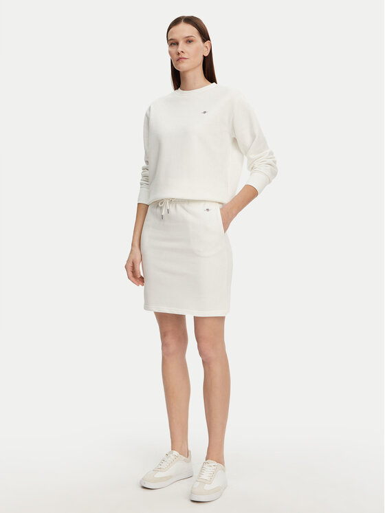 Gant Gant Športno krilo 4200274 Écru Regular Fit