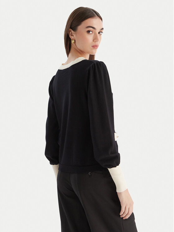 Luisa Spagnoli Luisa Spagnoli Pulover Maluma 100211 Negru Regular Fit