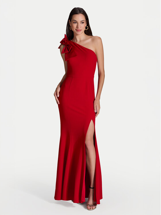 Swing Swing Večerní šaty 5AI00600 Červená Slim Fit