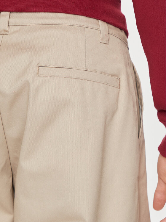 Champion Champion Текстилни панталони 220013 Бежов Wide Fit
